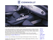 Tablet Screenshot of connollyleather.com.au